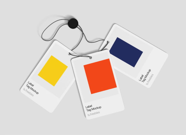 3 Label Tag Mockups Featured