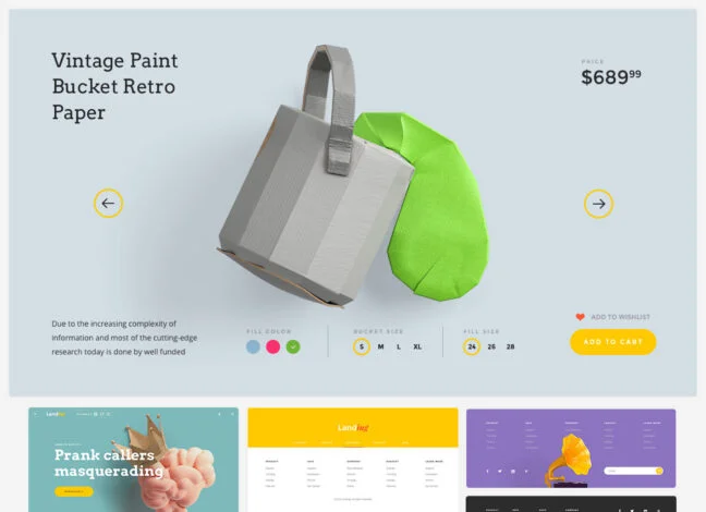 80 layouts landing page ui kit 3 80+ layouts landing page ui kit 3
