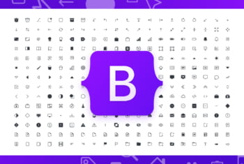 Bootstrap over 1300 icons library featured