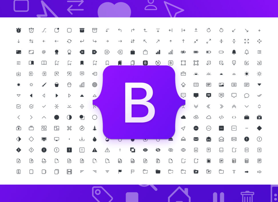 Bootstrap: Over 1300 Icons Library - GraphicsBunker