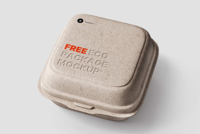 Eco-friendly package mockup featured