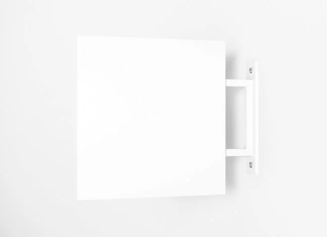 Minimalistic Wall Sign Mockup