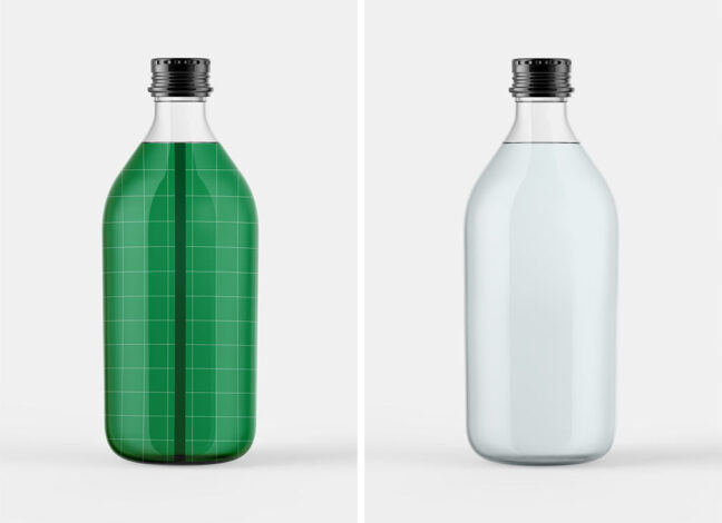 Tonic Water Bottle Mockup