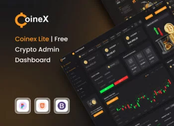 Coinex Lite Crypto Admin UI Kit