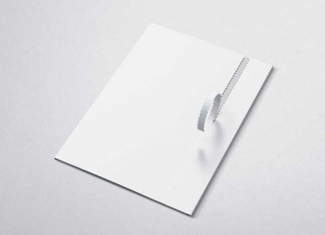 Folder Mockup with the Perforation