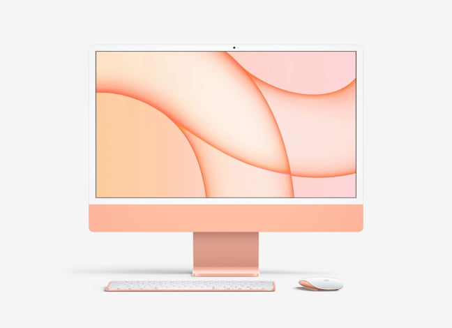iMac 24-inch (2021) Mockup