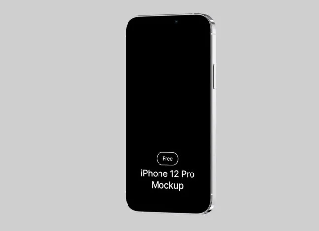 iphone 12 pro size 6 1 mockup 2 iPhone 12 Pro Size 6.1" Superb Mockup
