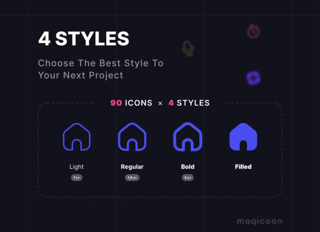 Magicoon Modern Icons Library