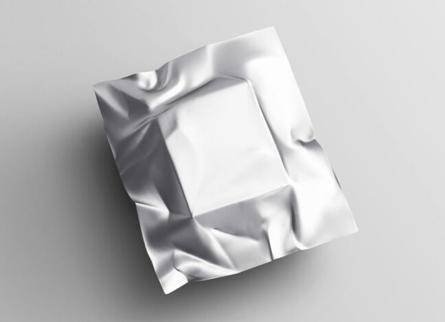 Metallic Package Mockup