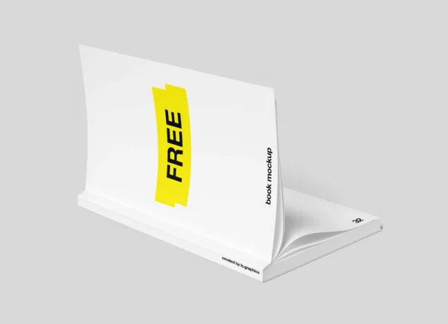 Glossy Cover Book Mockup