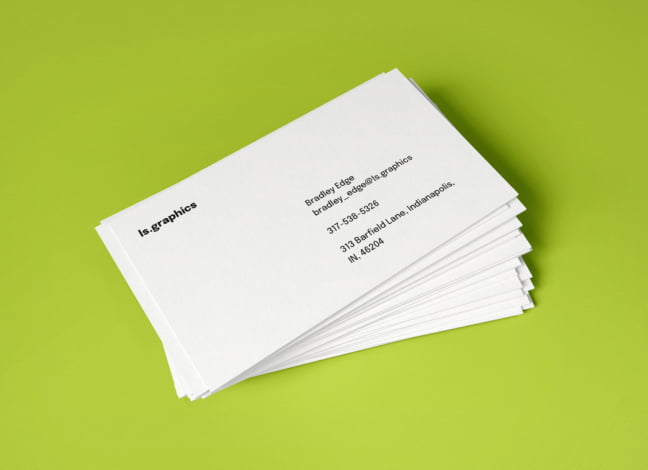 Sleek Business Card Mockup