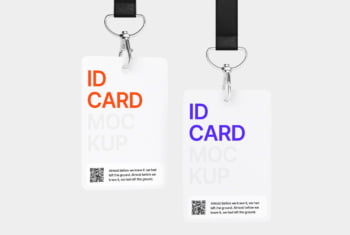 Authentic ID Cards Mockup