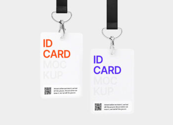 Authentic ID Cards Mockup
