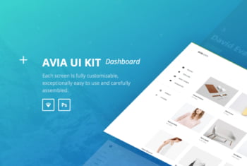 Avia: Dashboard Template UI Kit