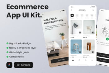 Furniture eCommerce App UI Kit