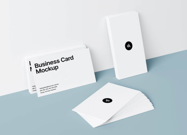 Genuine Business Cards Mockups