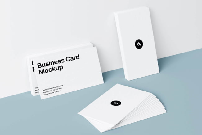 Genuine Business Cards Mockups