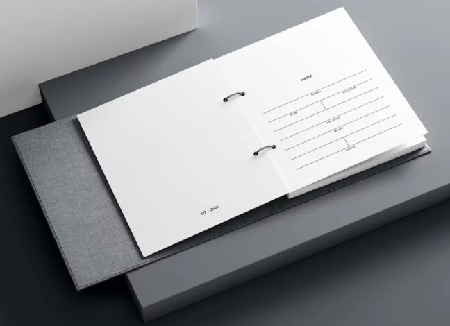 hardcover planner inserts mockup Hardcover Planner Inserts Mockup