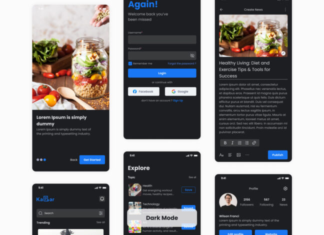 News Urbane App UI Kit 2