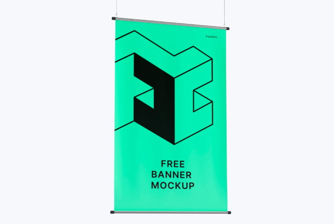 Original Hanging Banner Mockup