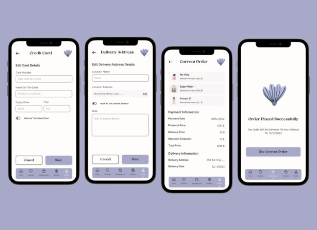 Perfume eCommerce App UI Kit 1 Perfume eCommerce App UI Kit 1