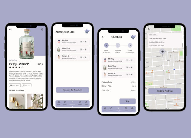 Perfume eCommerce App UI Kit