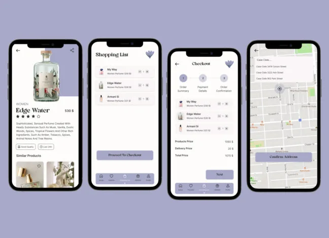 Perfume eCommerce App UI Kit