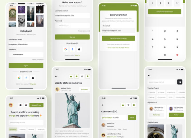pickart photo stock ios app ui 2 PickArt: Photo Stock iOS App UI Kit