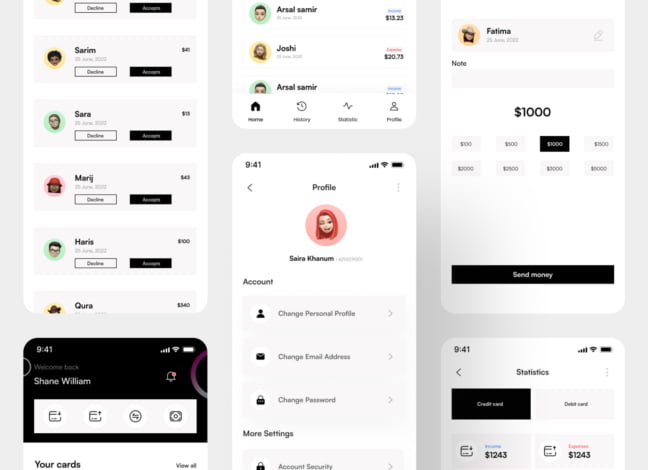 Slashpay: Elegant Finance App UI Kit