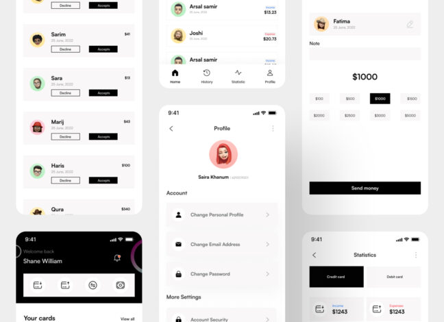 slashpay finance app ui kit 1 Slashpay: Elegant Finance App UI Kit