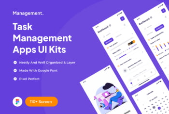 Tasker: Task Management App UI Kit