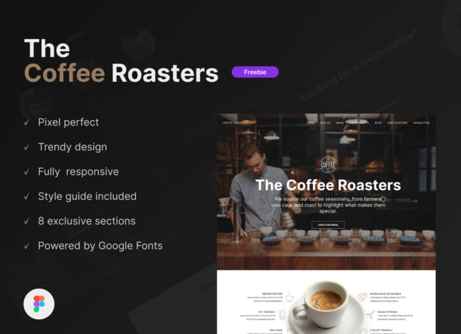 The Coffee Roasters Web Template