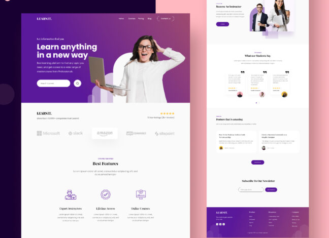 Uniquepages: 4 Premium Landing Pages 3