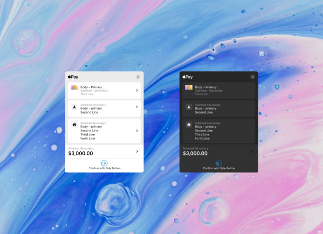 Useful Apple Pay iOS UI Components 1