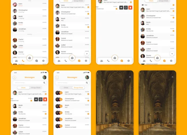 User-friendly Messenger App UI Kit 1 User-friendly Messenger App UI Kit 1