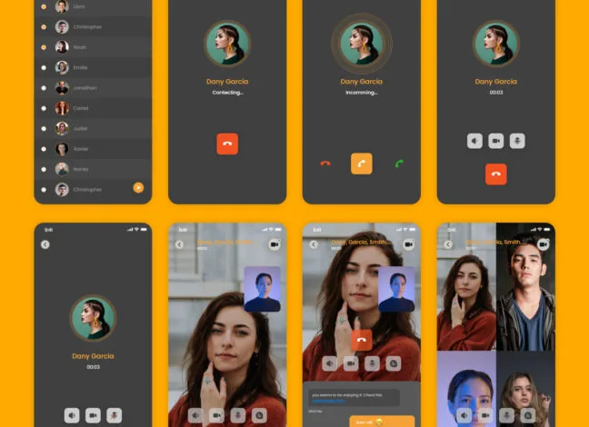 User-friendly Messenger App UI Kit 3 User-friendly Messenger App UI Kit 3