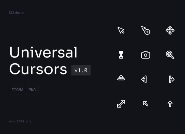 33 Universal Cursor Icons