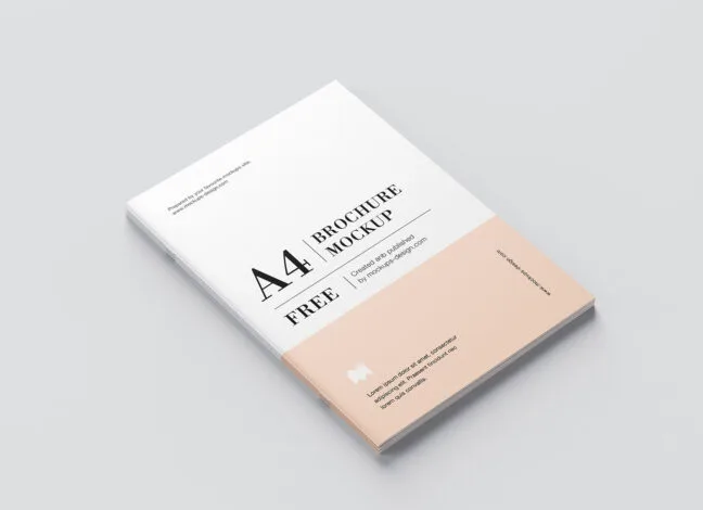 A4 Brochure Cover Mockup 1 A4 Brochure Cover Mockup 1