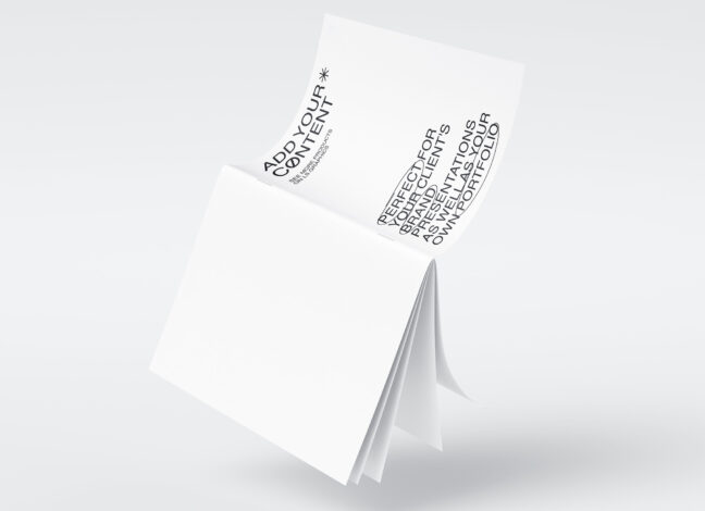 magic floating a5 magazine mockup 1 Magic Floating A5 Magazine Mockup
