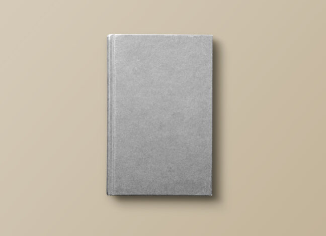 A5 Hardcover Book Mockup