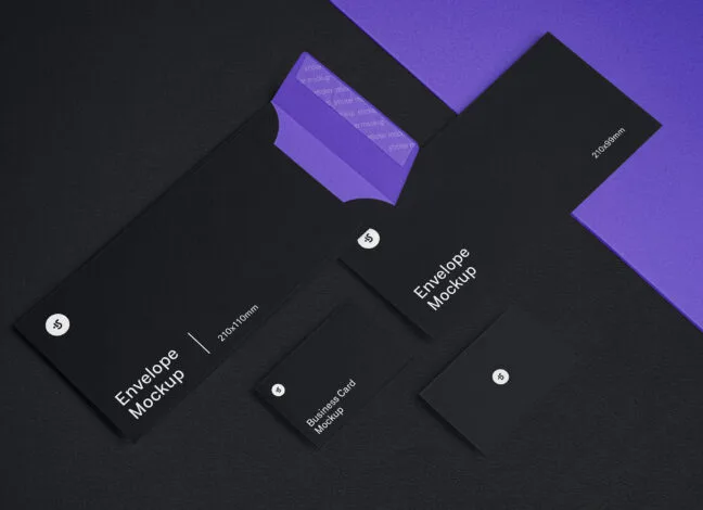 Business Card & Envelope Mockups 2 Business Card & Envelope Mockups 2