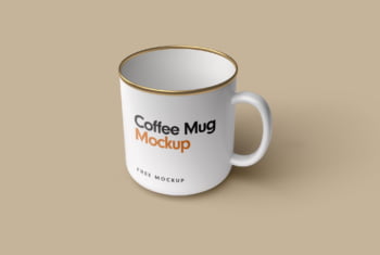 Coffee Ceramic Mug Mockup
