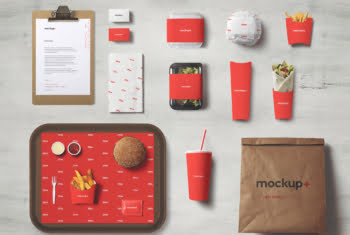Fast-food Branding Mockup