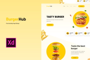 Fast Food Burger Landing Page