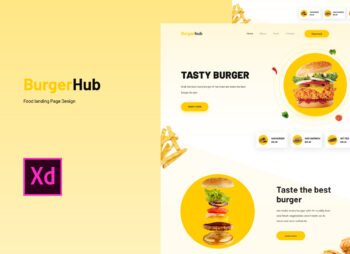Fast Food Burger Landing Page