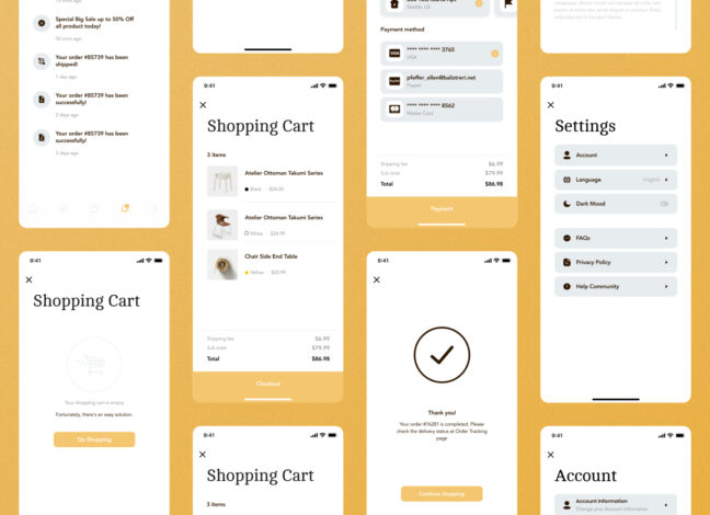 Furniture Store App UI Kit