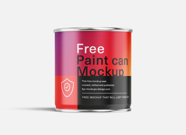 Paint Can Mockup