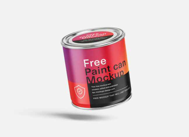 Paint Can Mockup