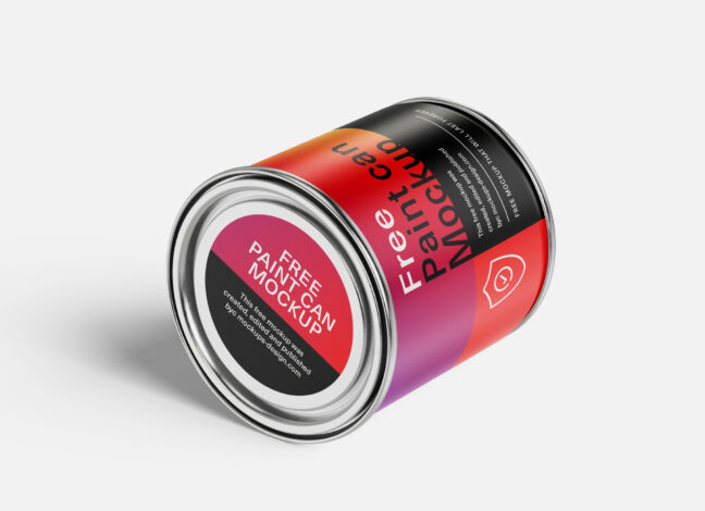 Paint Can Mockup