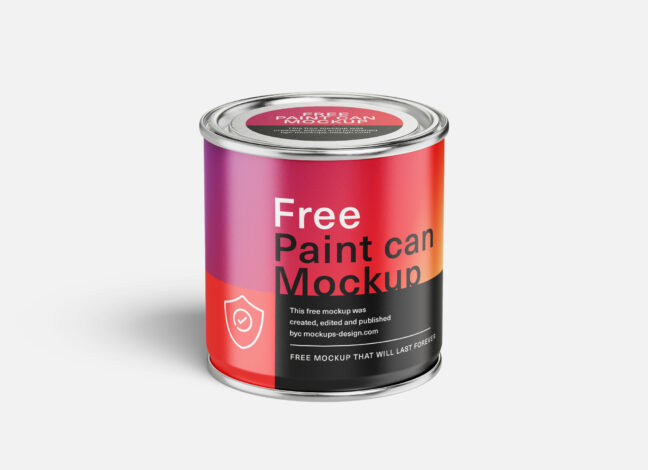 Paint Can Mockup